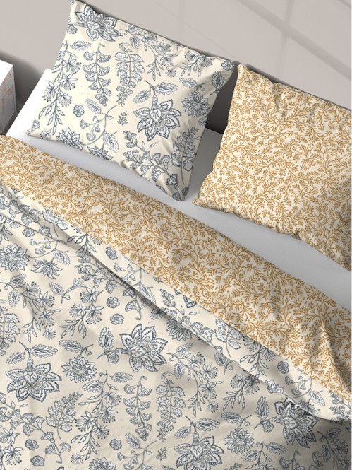 Parure fleurie 2 personnes 260x240 cm