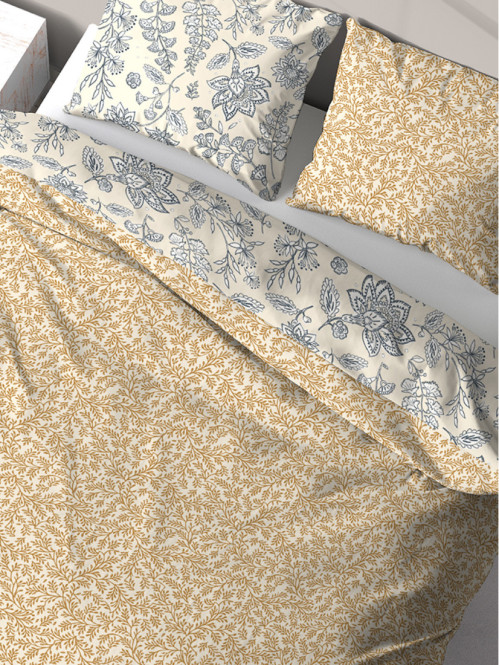 Parure fleurie 2 personnes 260x240 cm