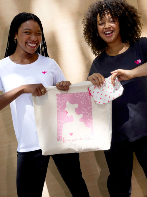 Tote bag octobre rose femme