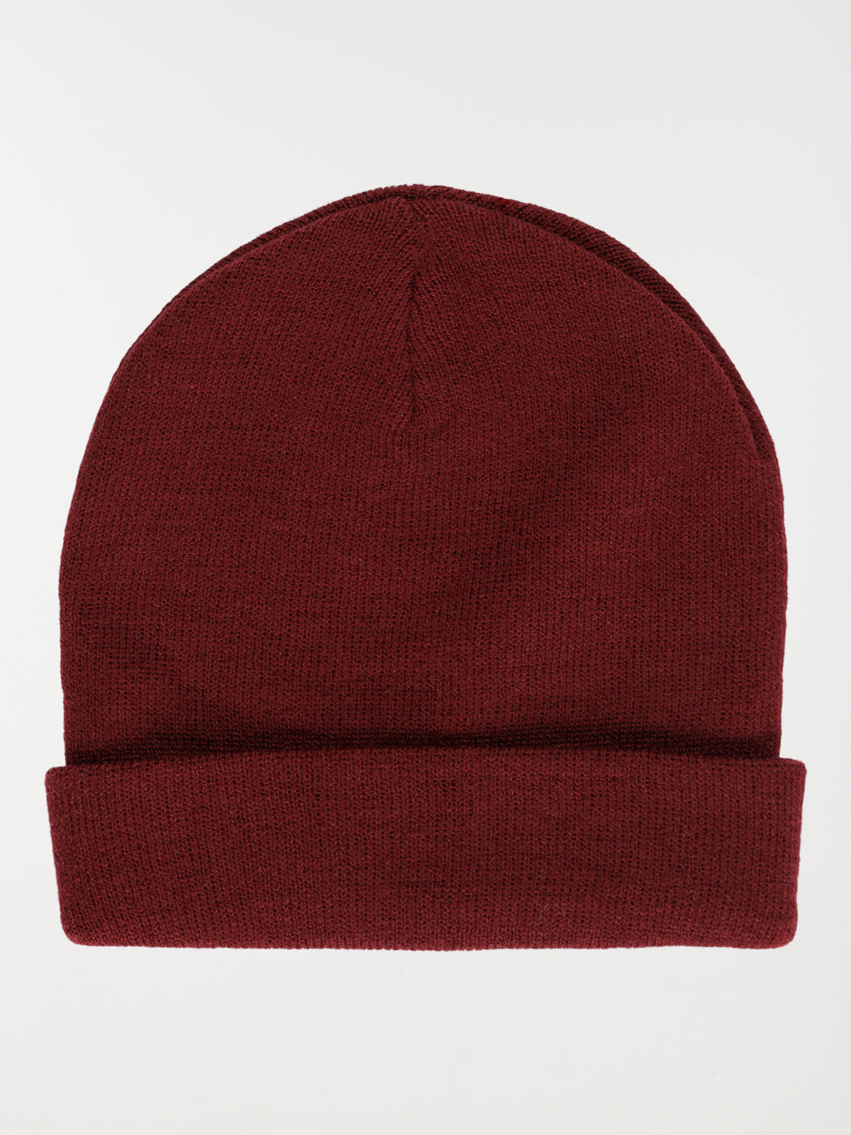 Bonnet revers bordeaux homme Bonnet revers bordeaux homme