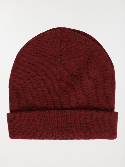 Bonnet revers bordeaux homme Bonnet revers bordeaux homme