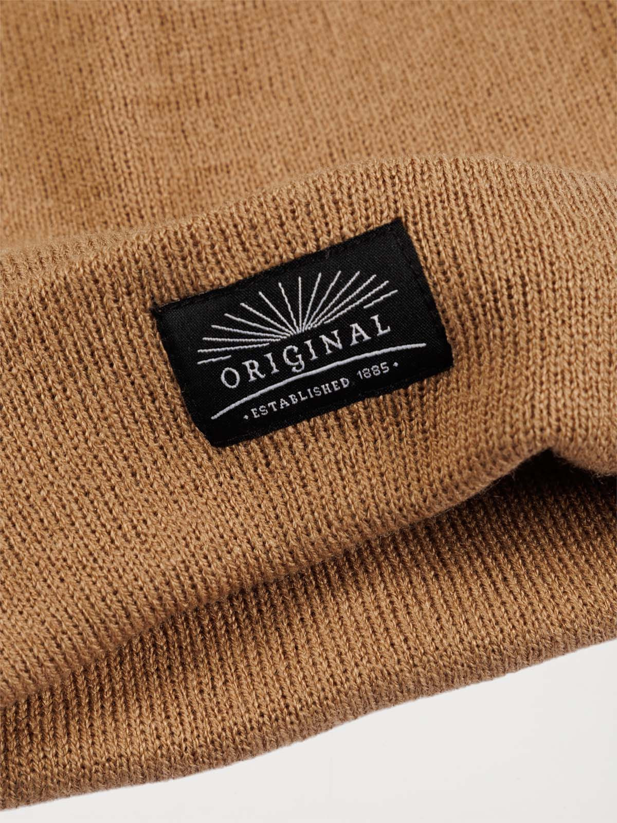 Bonnet fauve revers homme Bonnet fauve revers homme
