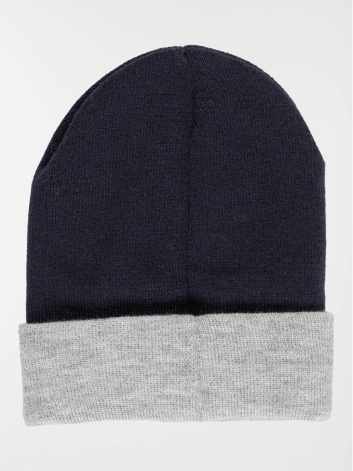 Bonnet bicolore homme