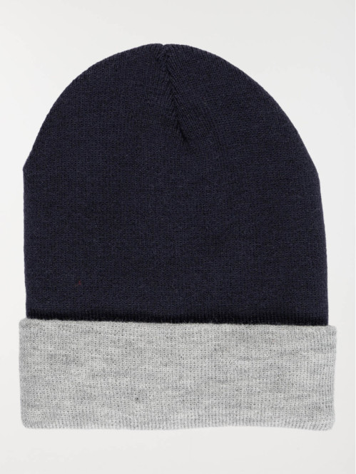 Bonnet bicolore homme