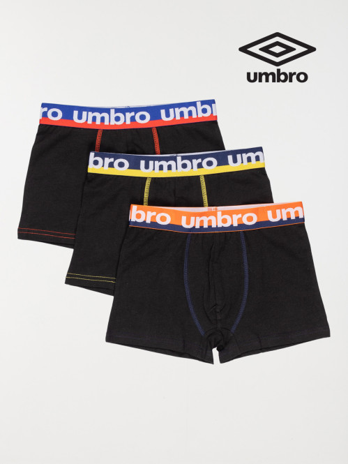 Lot de 3 boxers Umbro garçon