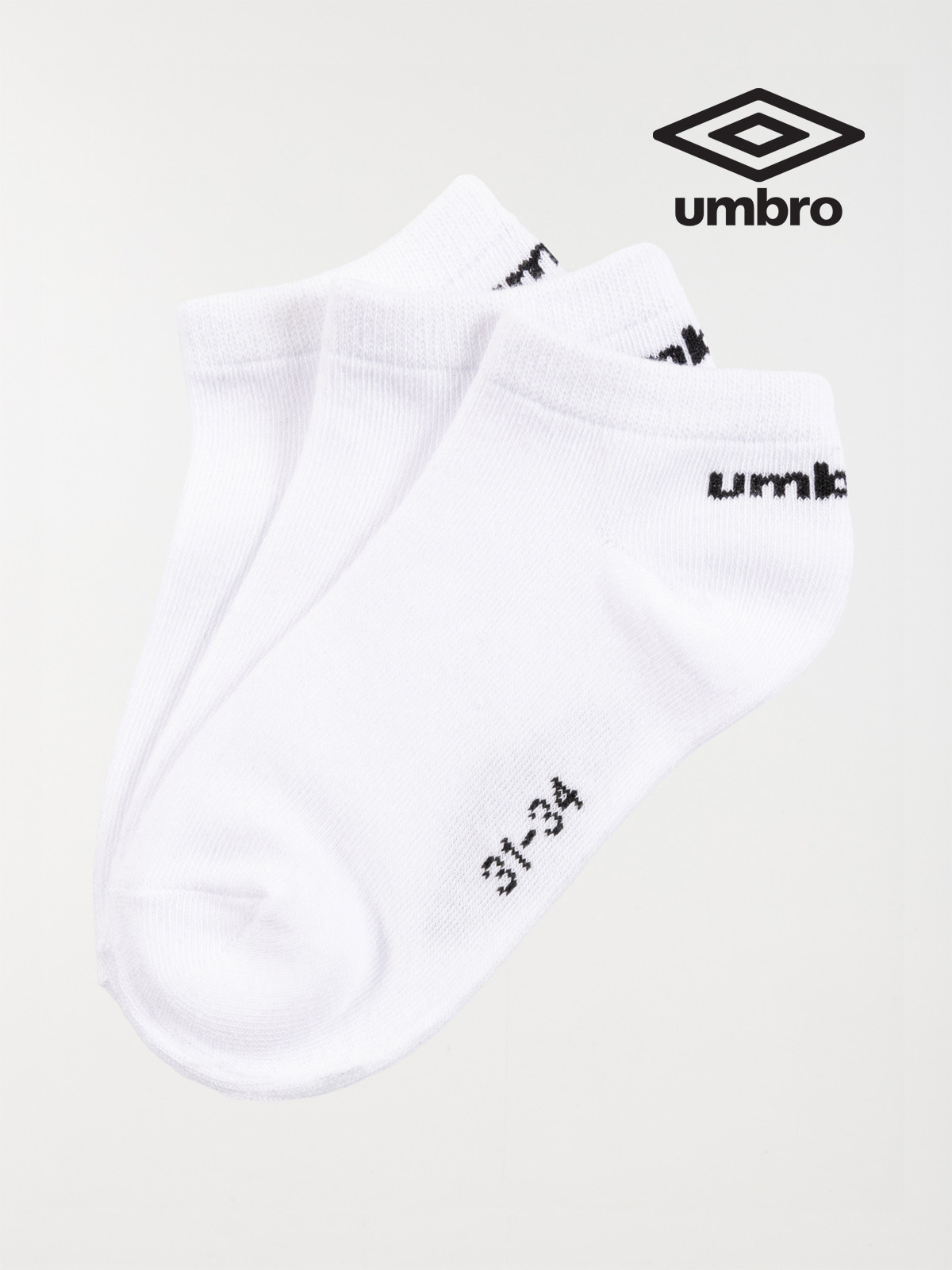 Lot 3 paires chaussettes Umbro Garçon