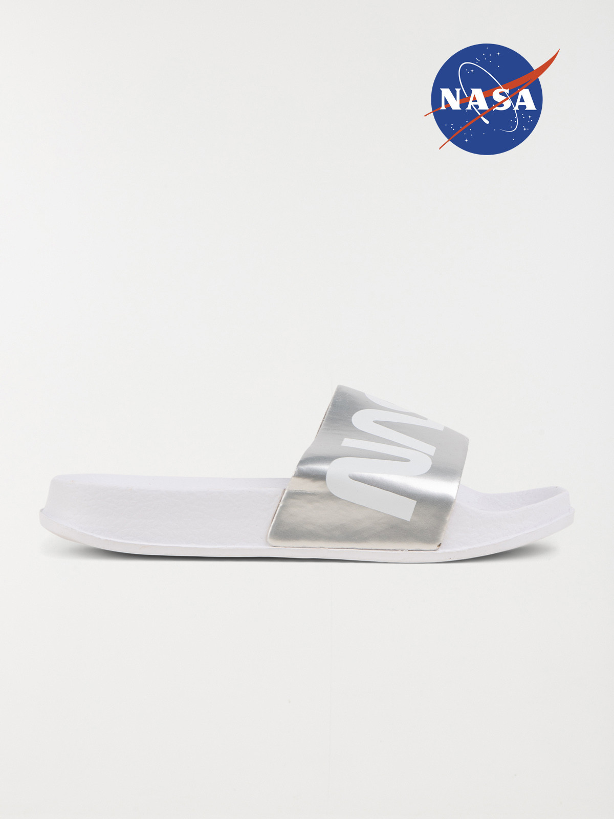 Claquettes NASA blanche fille (31-35)