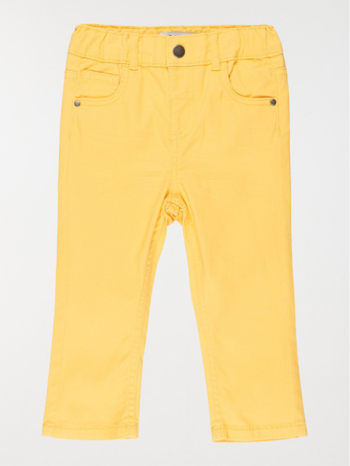 Pantalon slim coloris or garçon (3-24M)