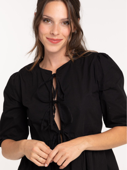 Blouse à nouer devant femme Blouse à nouer devant femme