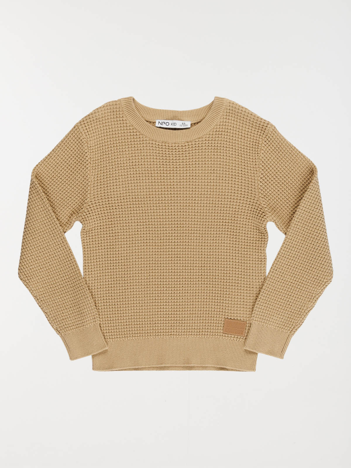Pull kraft col rond garçon (3-12A)