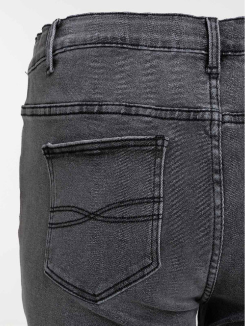 Jean droit frangé grande...