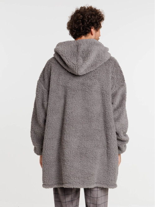 Sweat plaid gris anthracite homme Sweat plaid gris anthracite homme