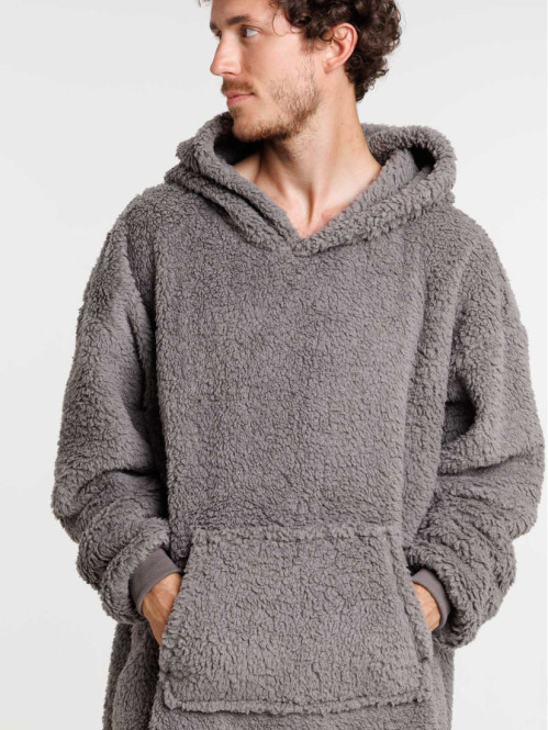Sweat plaid gris anthracite homme Sweat plaid gris anthracite homme