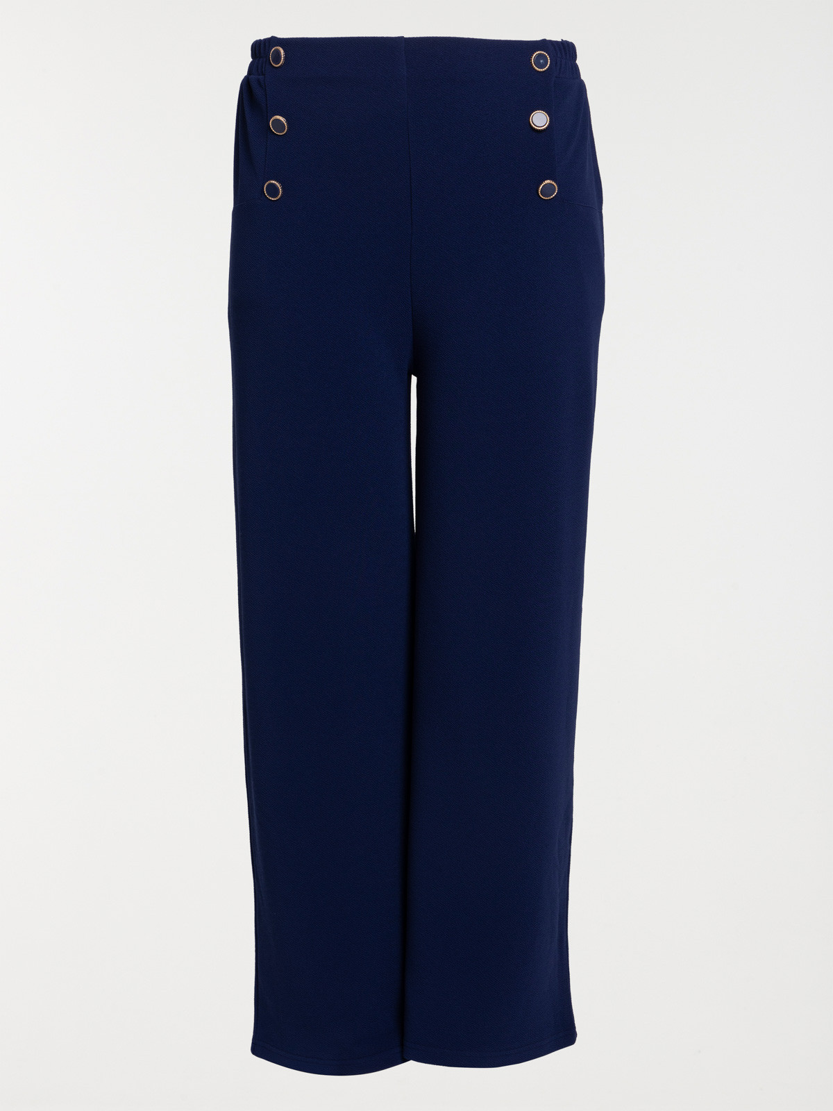 Pantalon officier grande taille femme