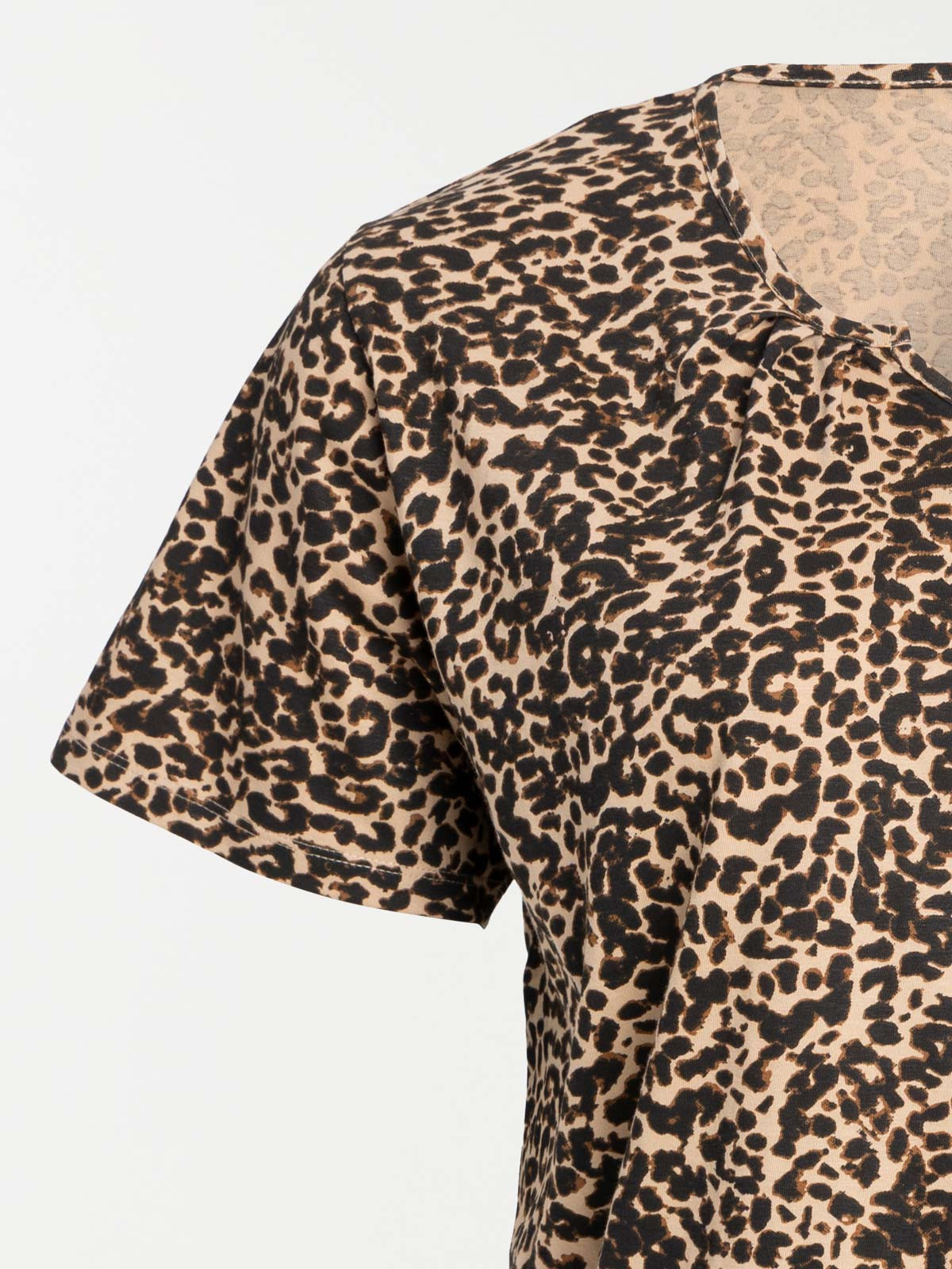 T-shirt léopard grande taille femme