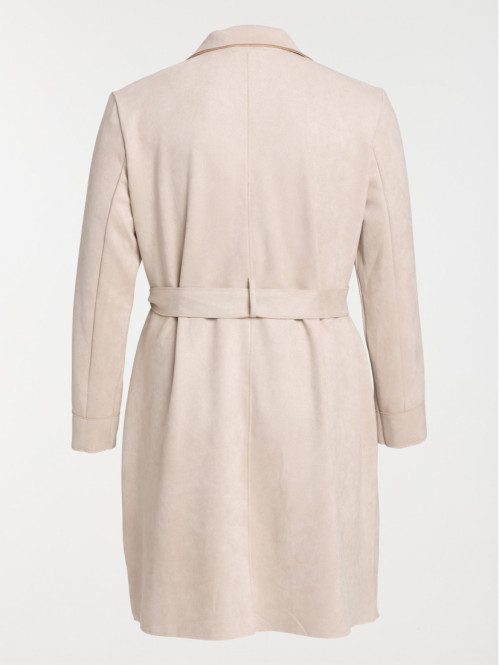Trench suédine grande taille femme Trench suédine grande taille femme
