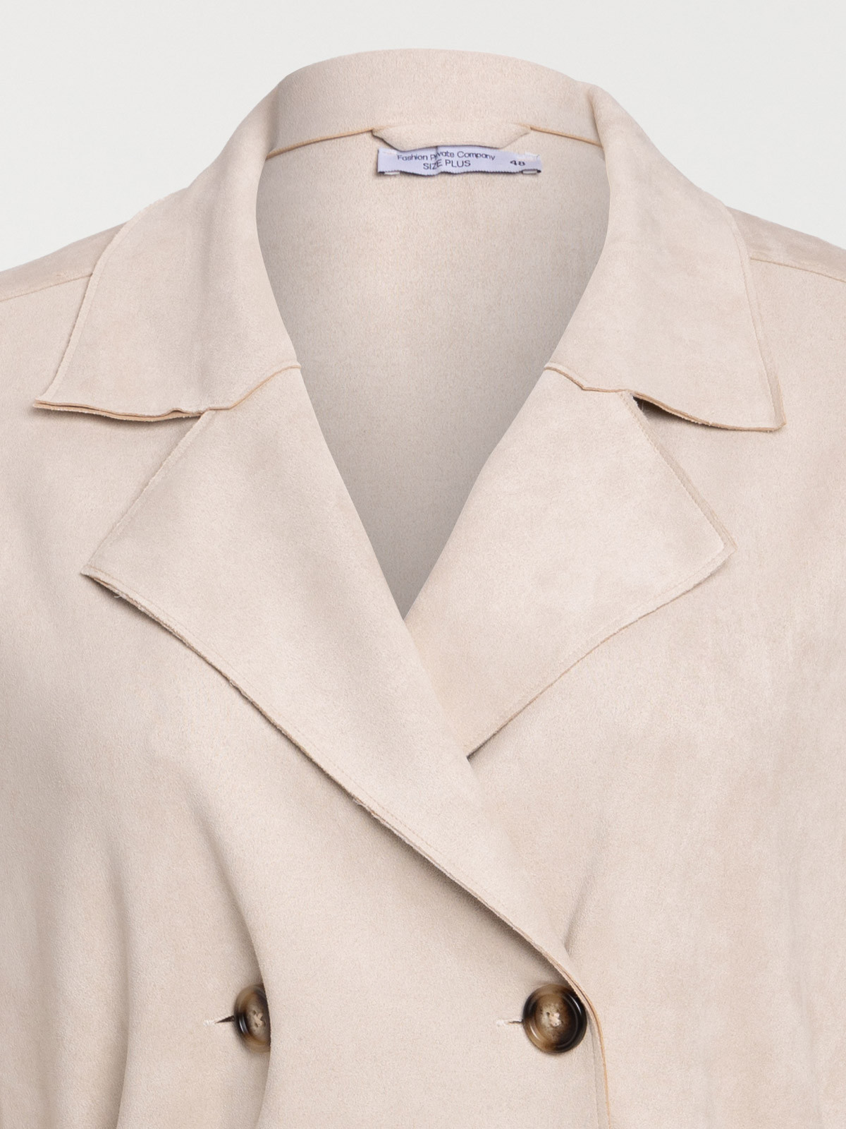 Trench suédine grande taille femme Trench suédine grande taille femme