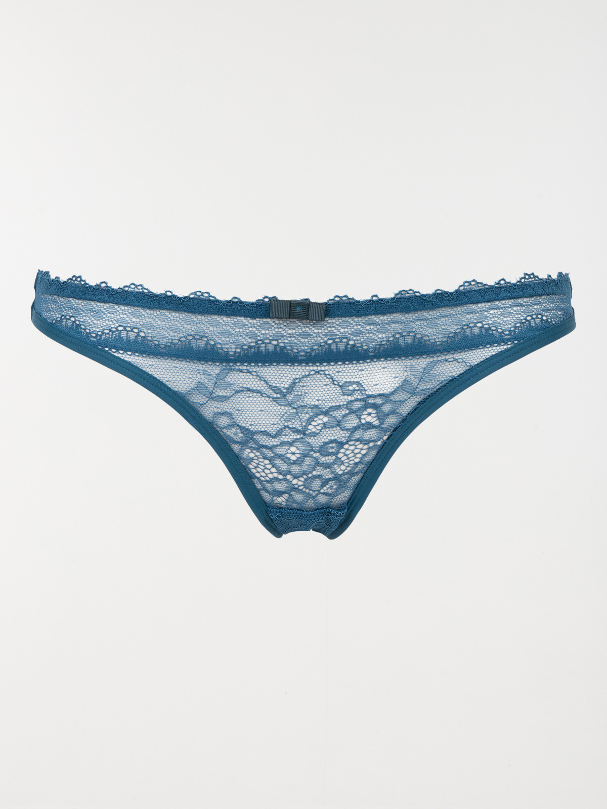 Culotte dentelle et microfibre femme