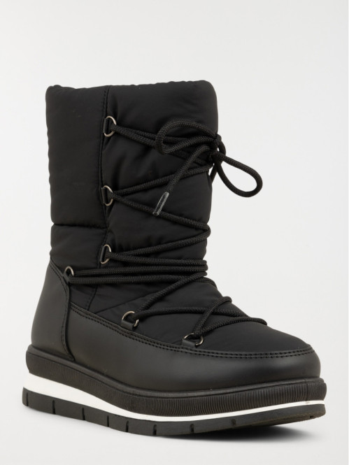 Boots lacets noires femme (36-41) Boots lacets noires femme (36-41)