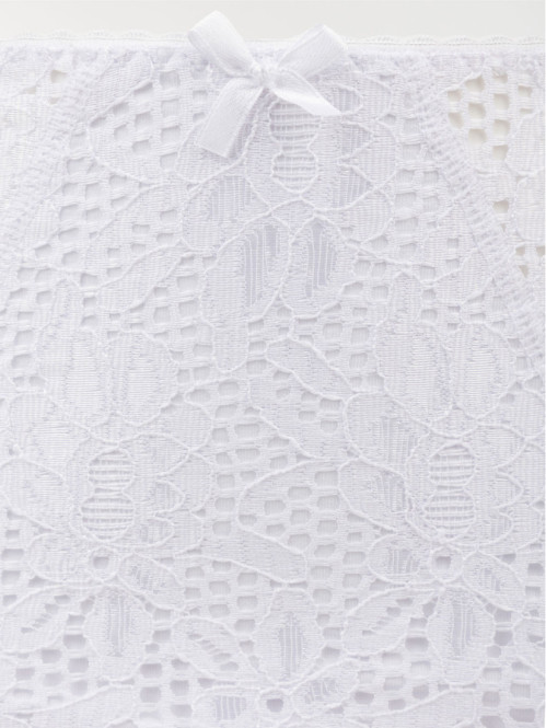 Culotte dentelle blanche femme (38-56)