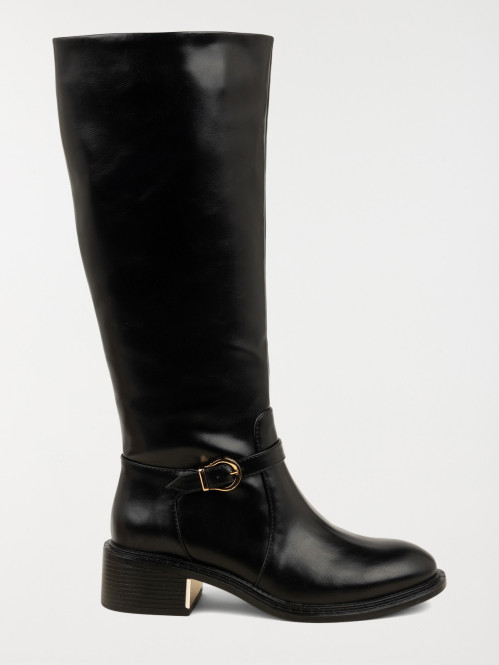 Bottes femme détails dorés...
