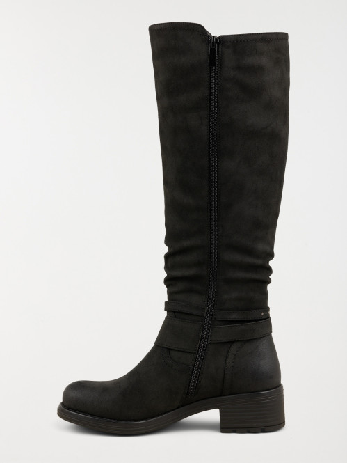 Bottes noires plates femme (36-41) Bottes noires plates femme (36-41)