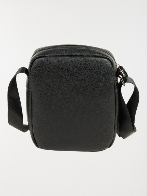 Sacoche noire réglable homme