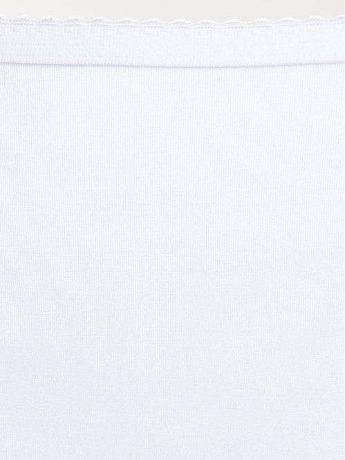 Culotte ventre plat uni blanc Culotte ventre plat uni blanc