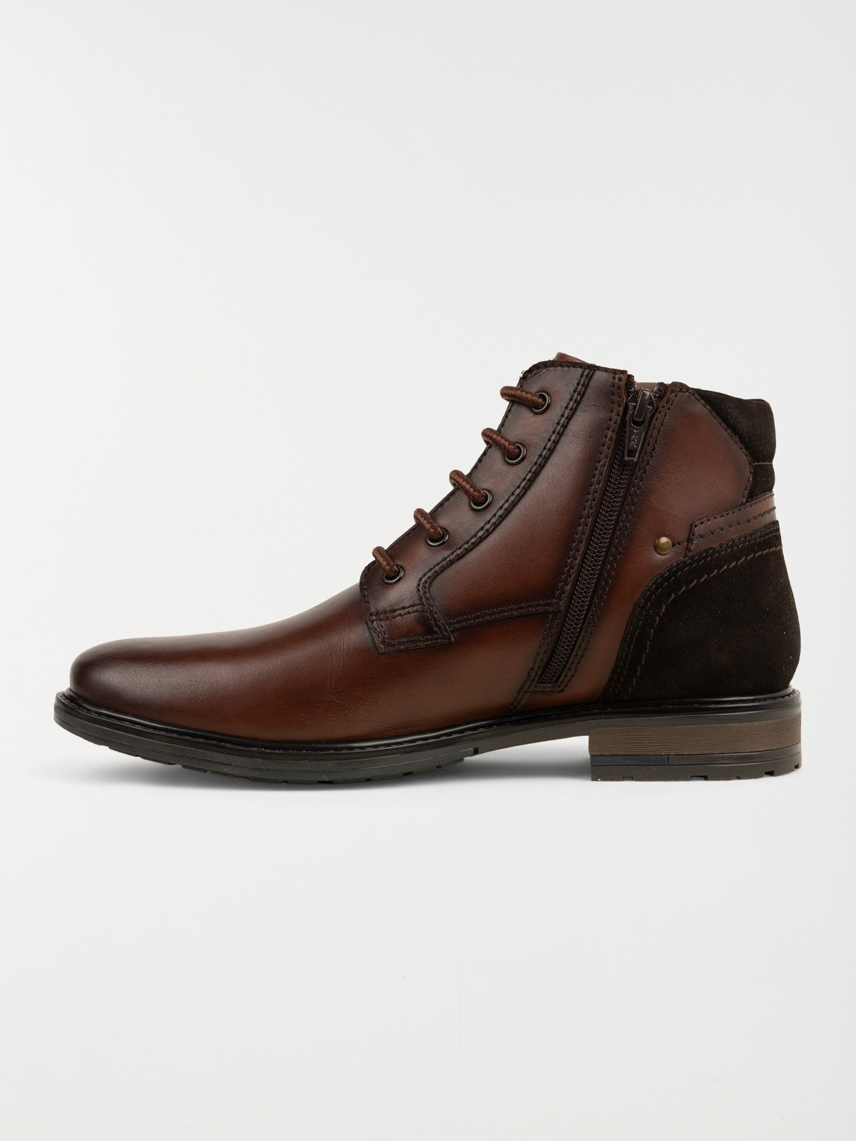 Bottines homme zippée et lacet (40-45)