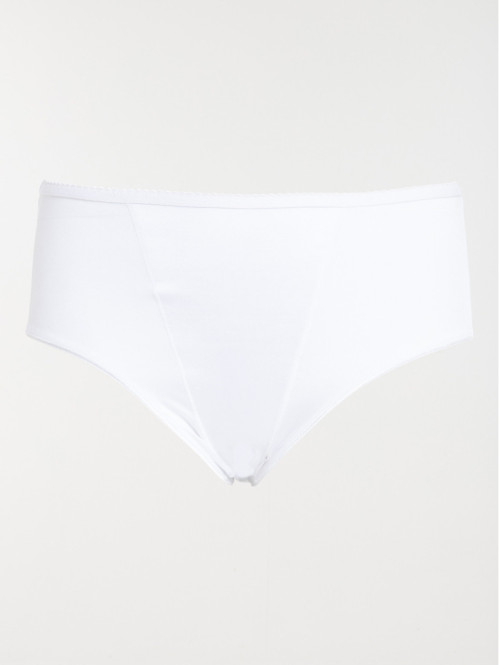 Culotte ventre plat uni blanc