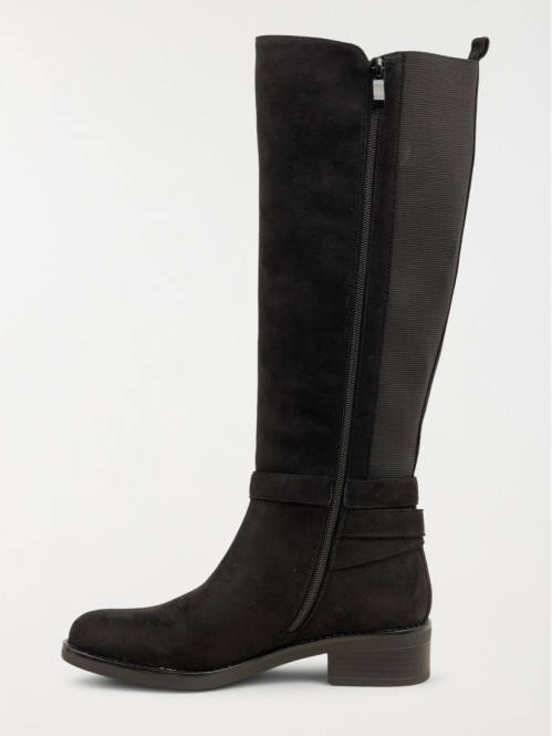 Bottes plates femme noires...
