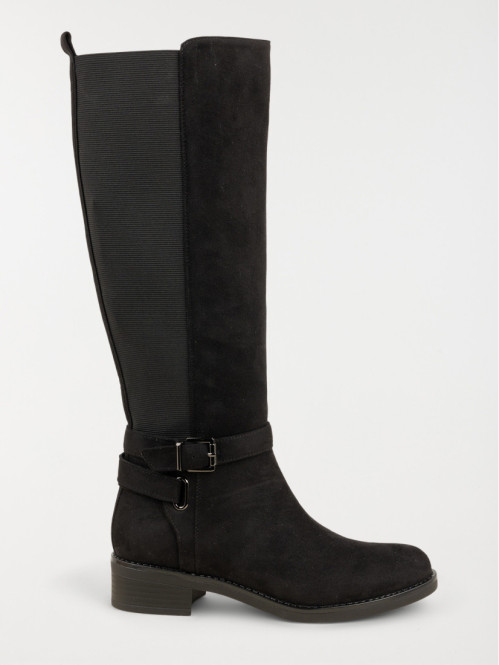 Bottes plates femme noires (36-41)