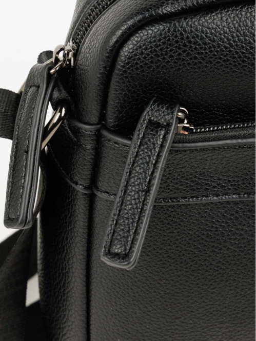 Sacoche noire réglable homme