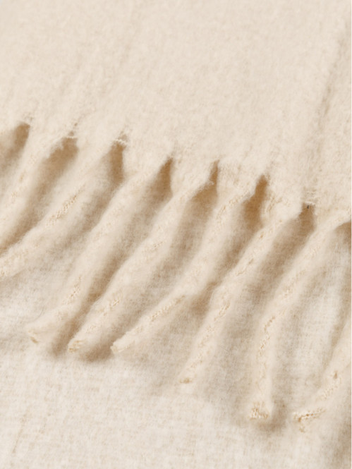 Écharpe coloris lin femme