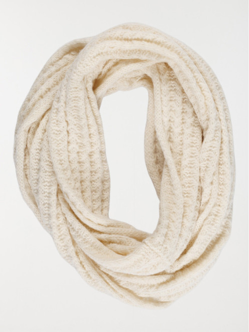 Snood tricot lin femme