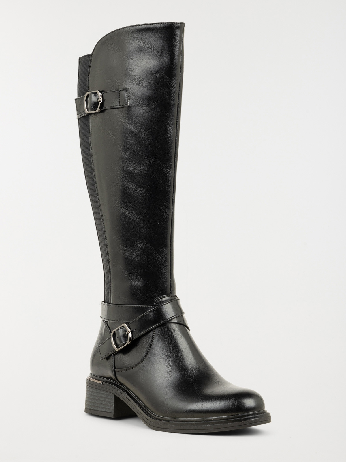 Bottes plates noires femme (36-41)