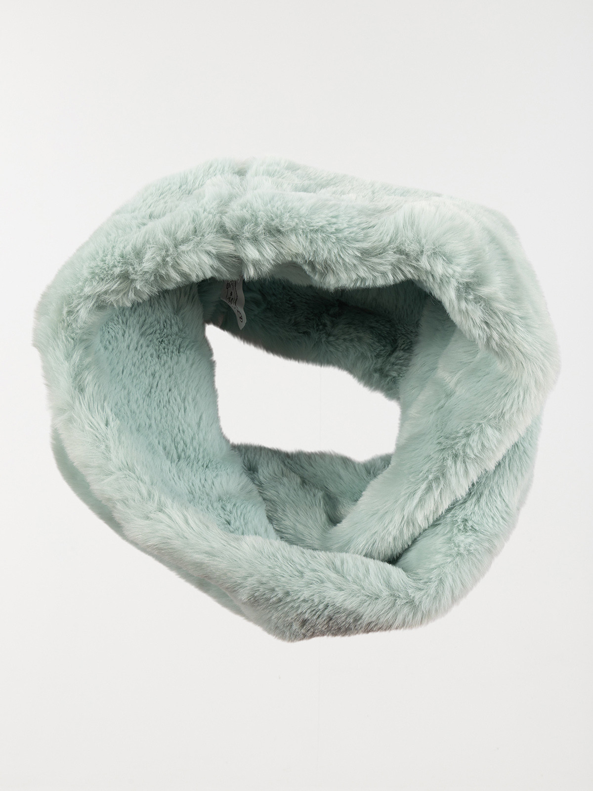 Snood doux vert d'eau baby fille Snood doux vert d'eau baby fille