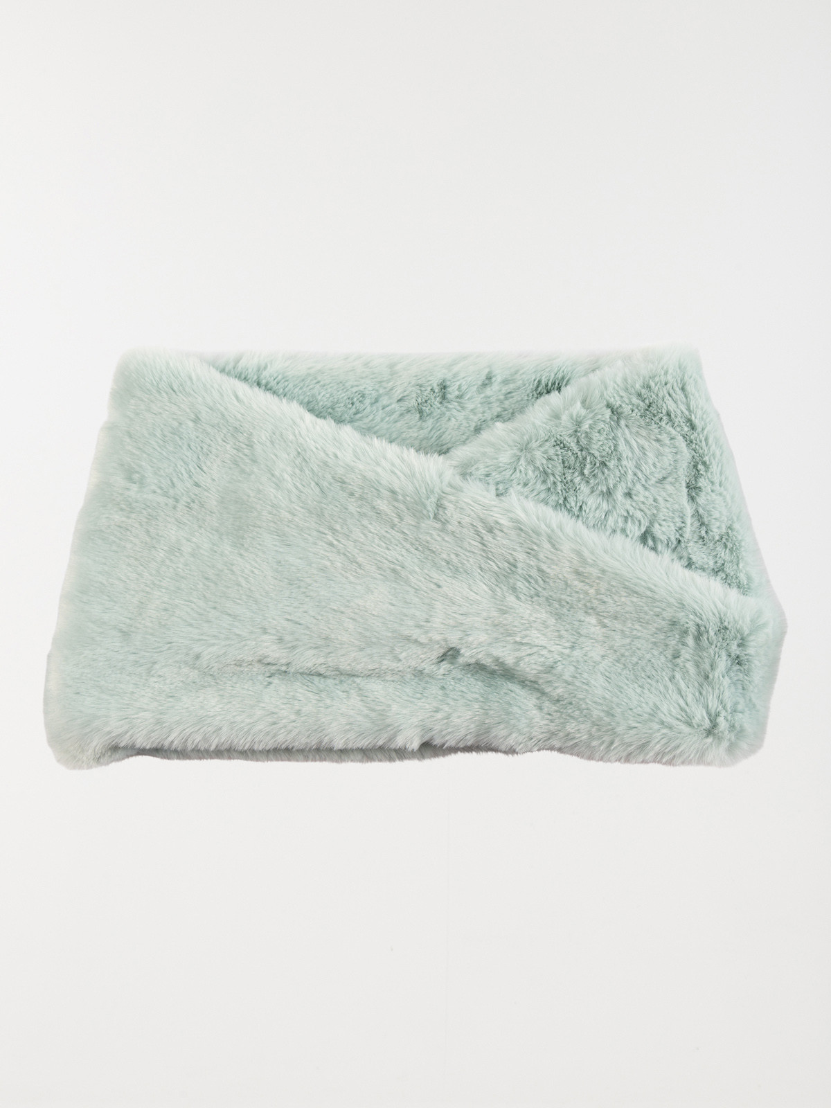 Snood doux vert d'eau baby fille