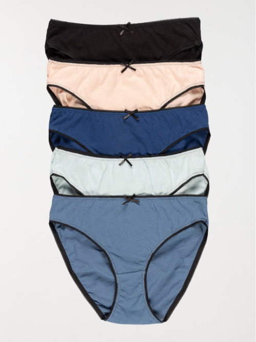 Lot de 5 slips denim blue...