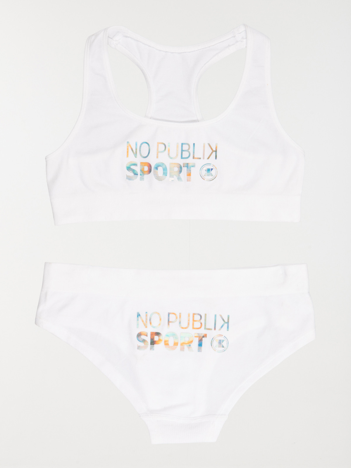 Ensemble sport fille brassière et slip 