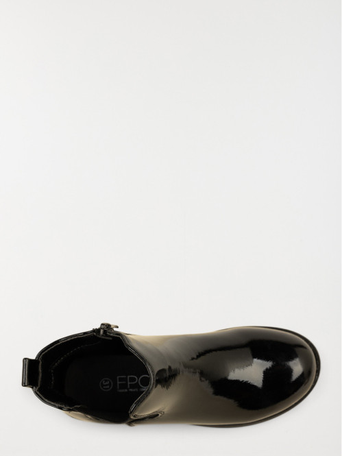 Bottines vernies noires...