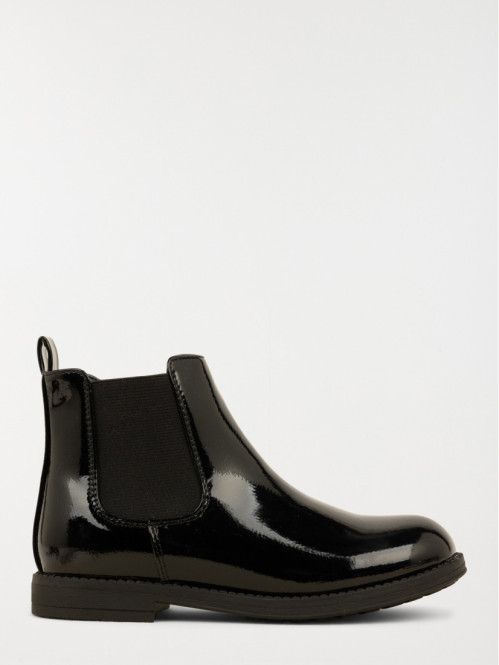 Bottines vernies noires fille (31-36)