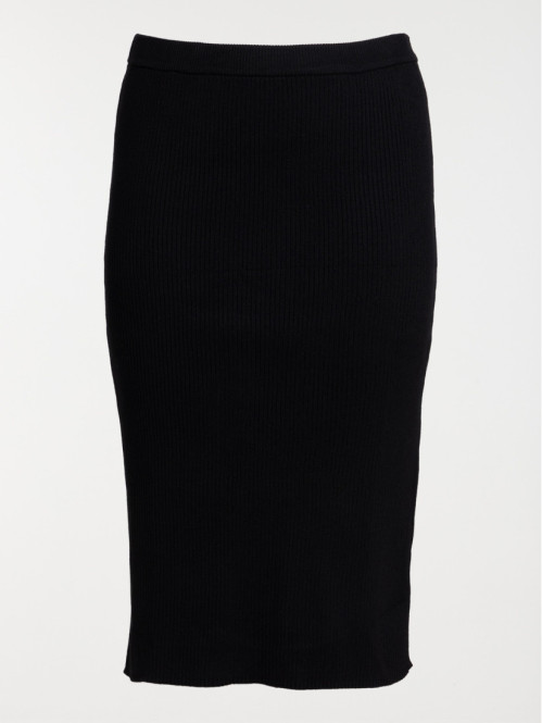 Jupe tube maille grande taille femme