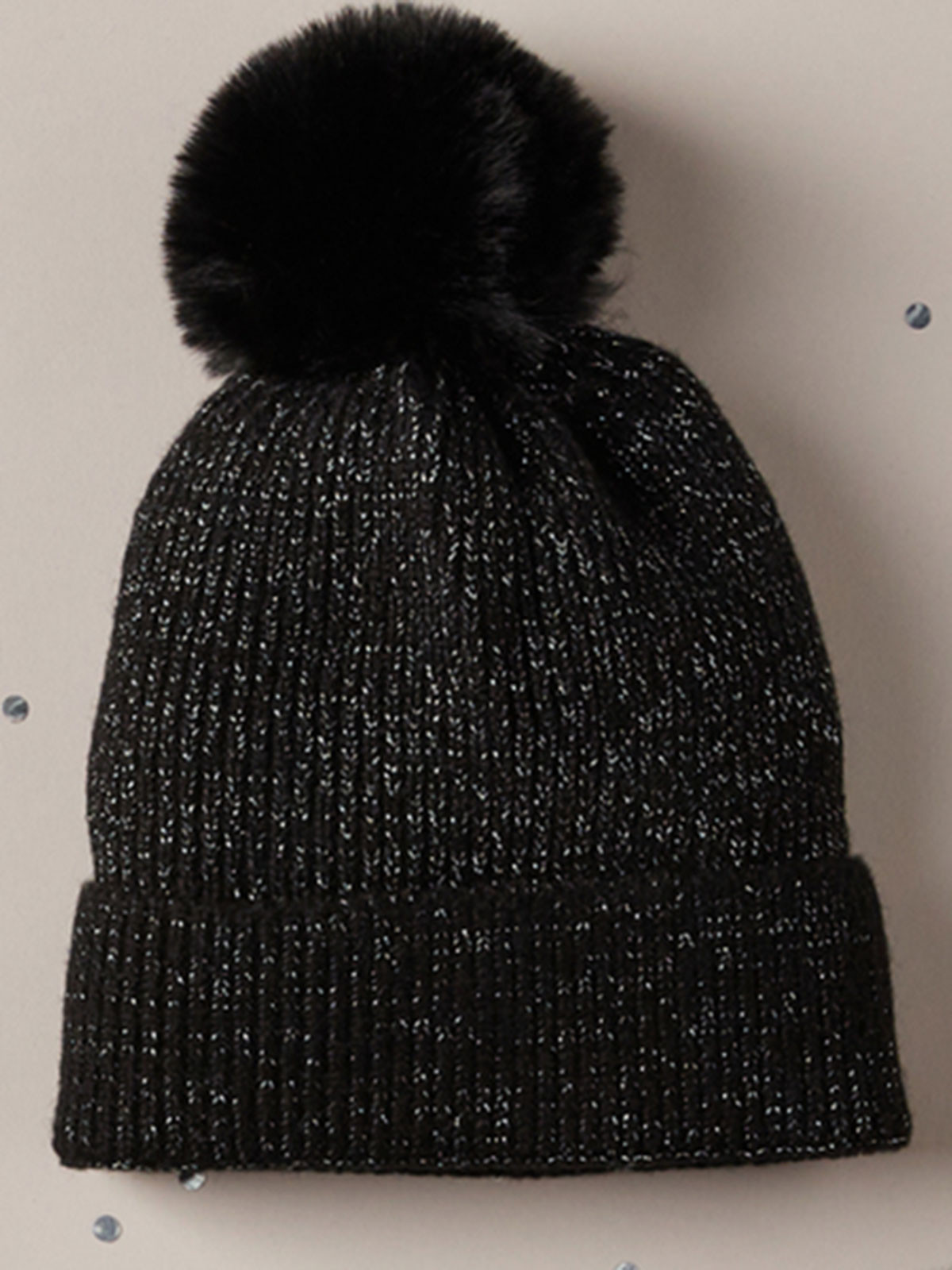 Ensemble noir bonnet et écharpe femme Ensemble noir bonnet et écharpe femme