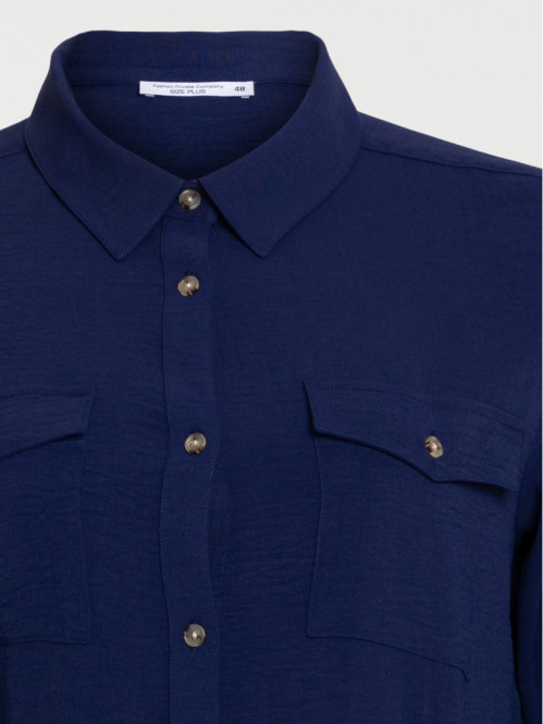 Robe chemise grande taille...