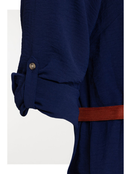 Robe chemise grande taille...