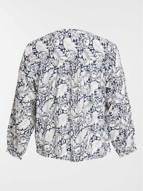 Chemise imprimée grande taille femme