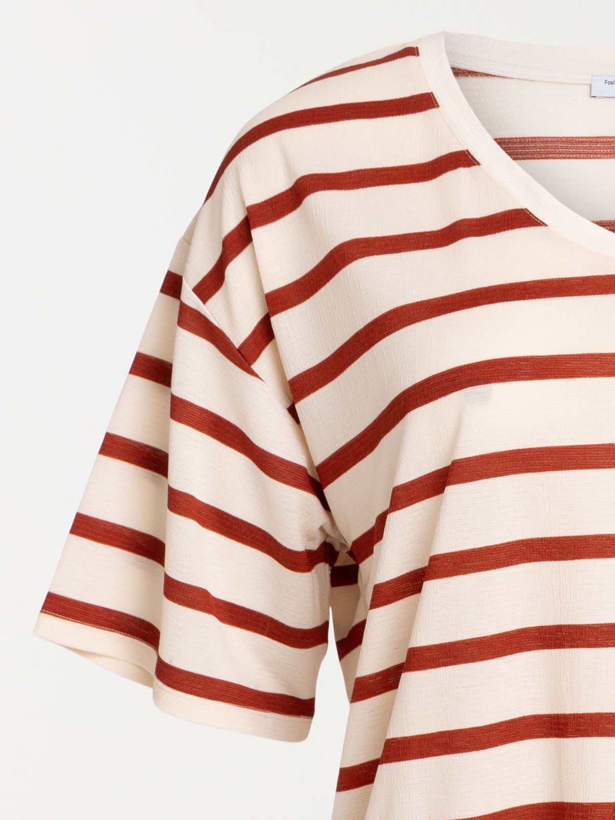 T-shirt marinière grande taille femme T-shirt marinière grande taille femme