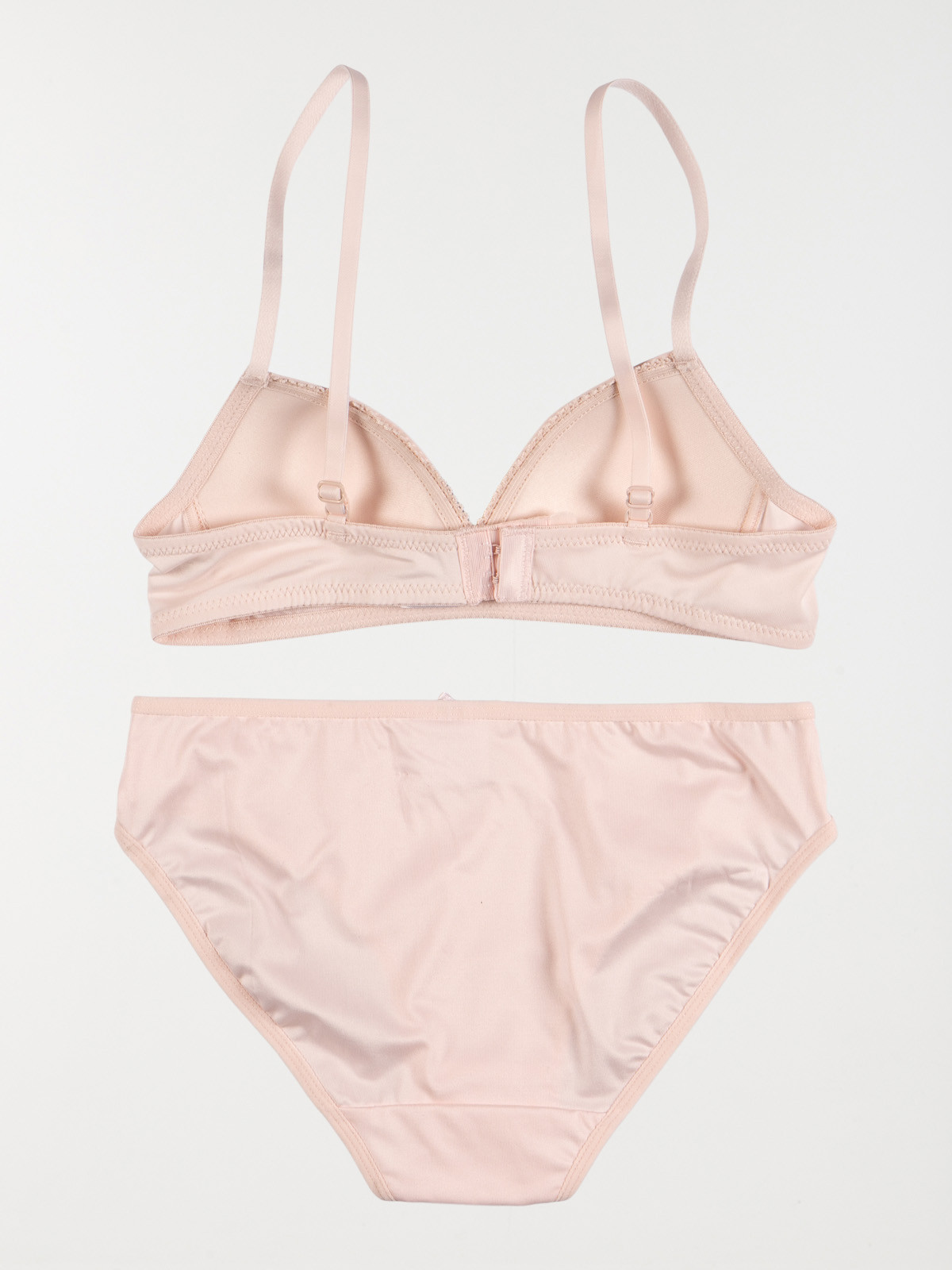 Soutien-gorge et slip fille rose