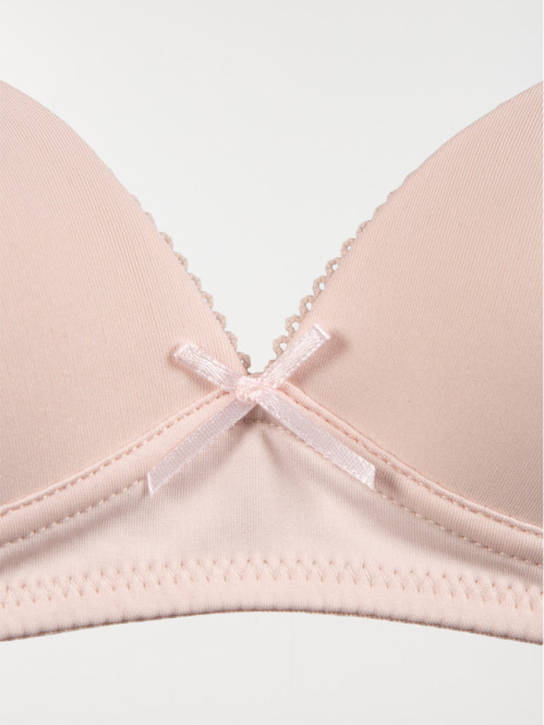 Soutien-gorge et slip fille rose